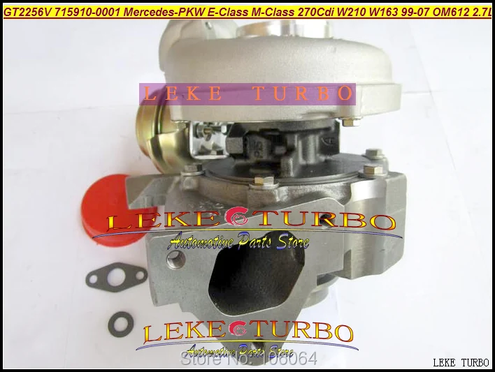 GT2256V 715910 5002S Турбокомпрессор Для Mercedes PKW E Class E270 CDI W210 M ML270 W163 99 07 OM612 2.7L