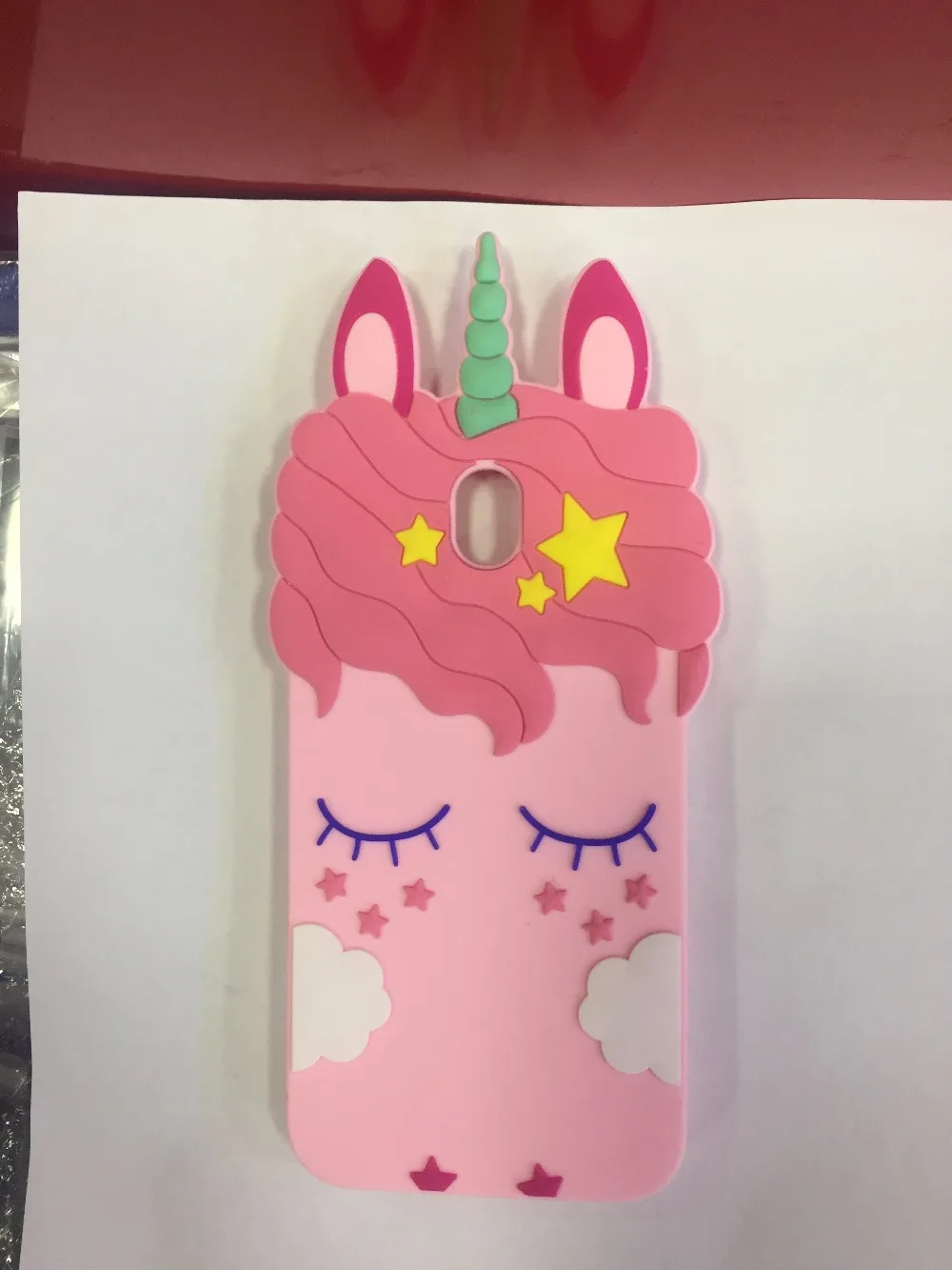 HAIANGUO For Samsung Galaxy J3 J5 J7 pro 2017 EU J530 J730 Unicorn phone Cases Cute Cartoon Eyelashes horse Soft back cover case |