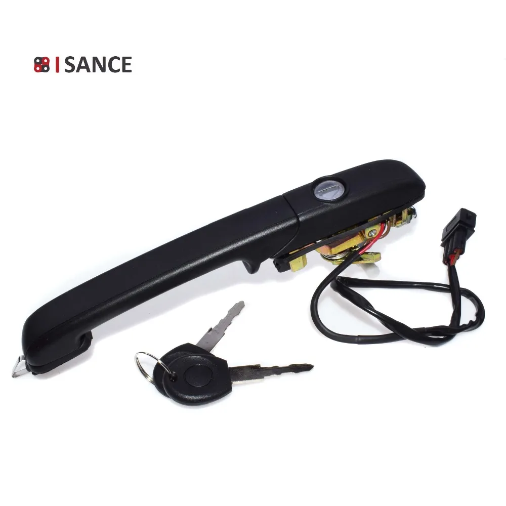 ISANCE внешняя дверная ручка передняя левая Центральная Блокировка 3A0837207C для VW Passat