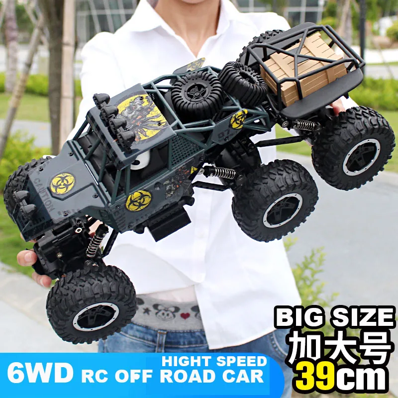 1:10 6WD Радиоуправляемая машина 2,4G Радиоуправляемая машинка игрушки багги высокоскоростная грузовик внедорожная игрушка для альпинизма