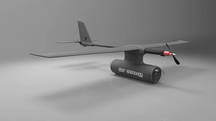 Zeta Sky Observator Sky Lark 2 м размах крыльев большой дальности FPV RC комплект самолета с дистанционным управлением для FPV