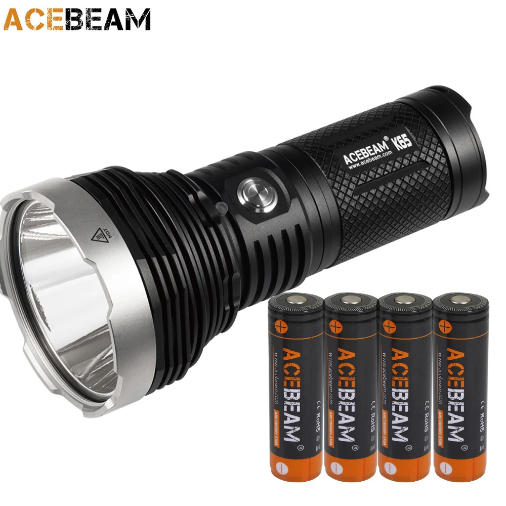 Acebeam K65 ручной фонарь CREE XHP70.2 de moed светодиодный Макс 6200 люмен расстояние луча 1000 м
