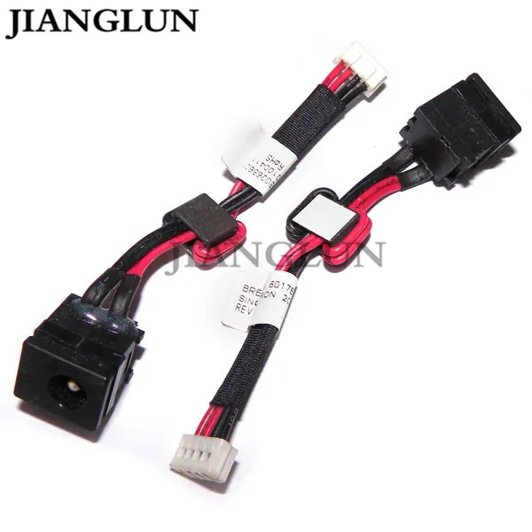 Jianglun 5X Новый DC Мощность Jack с кабелем проводов для Toshiba Satellite L630 L635 L735 L735D серии P/N: