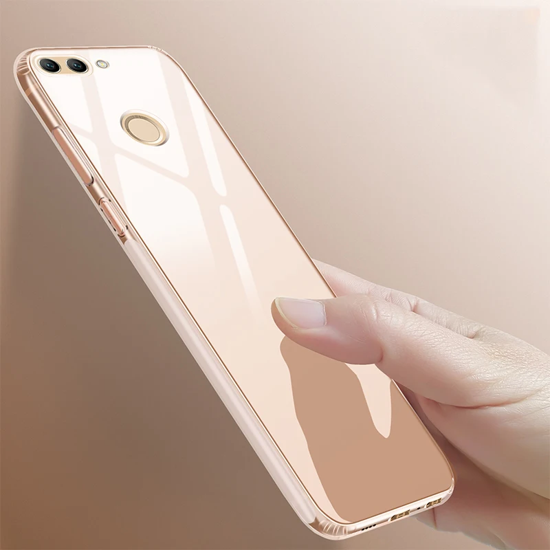 Ясно Мягкие TPU чехол для телефона huawei Honor 7C Pro 5 99 дюймов Y7 Prime 2018 Nova 2 Lite AUM-L41 7 Тонкий