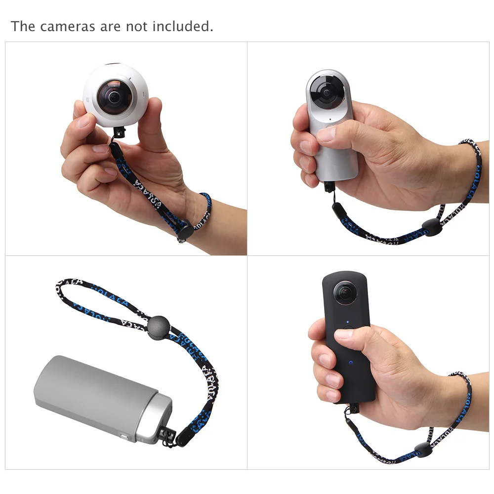 Камера andoer шейный ремешок с 1/4 винтовой гайкой комплект для Ricoh Theta S &amp M15 LG 360 Cam