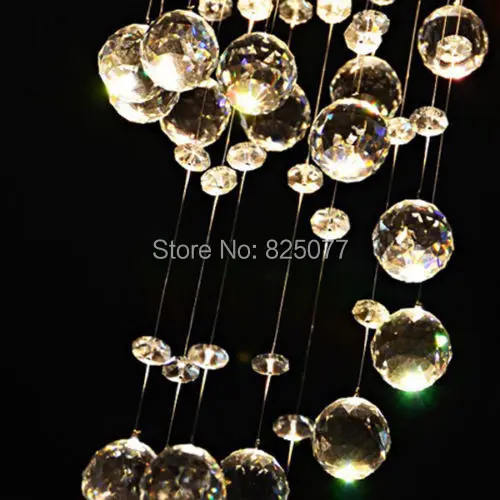 Современная прозрачная Водонепроницаемая спиральная сферическая светодиодный