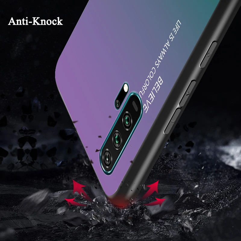 Чехол Honor 20Pro для huawei Honor 20 Pro, градиентный чехол из закаленного стекла, противоударный чехол для huawei Honor 20 s, русская версия, Shel