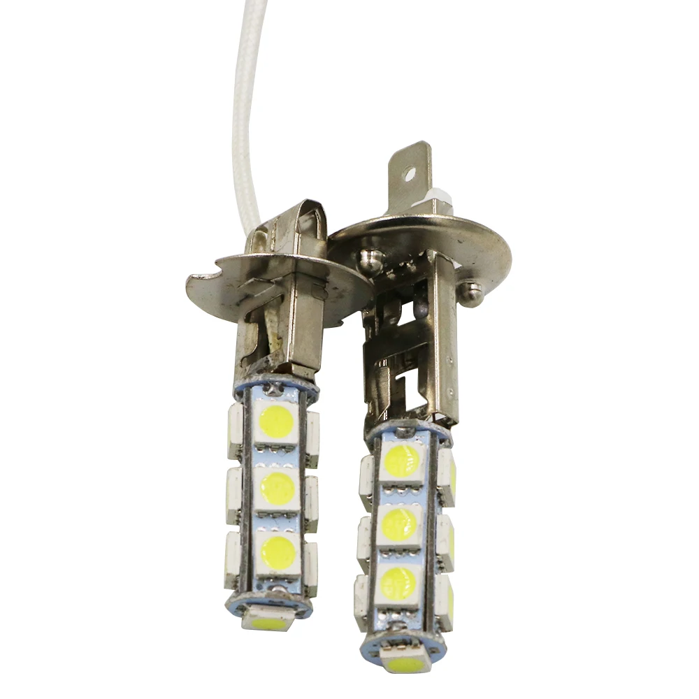 YSY авто-Стайлинг H1 H3 5050 SMD 13 светодиодный 12V 24V Авто ближнего света лампа для