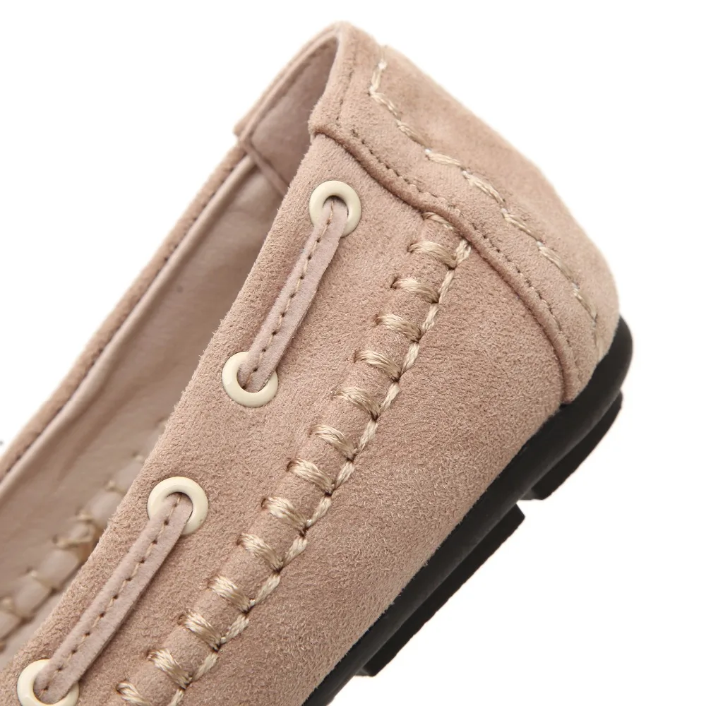 Новейшие женские лоферы из искусственной кожи с круглым носком Повседневные