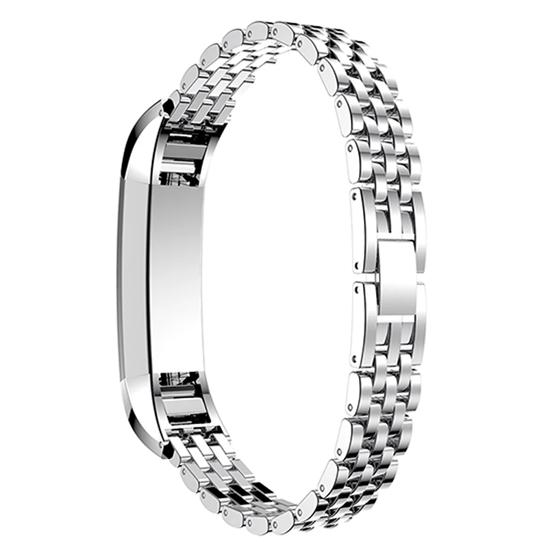 Нержавеющая сталь сменный ремешок для наручных часов Fitbit Alta/Alta HR браслет на