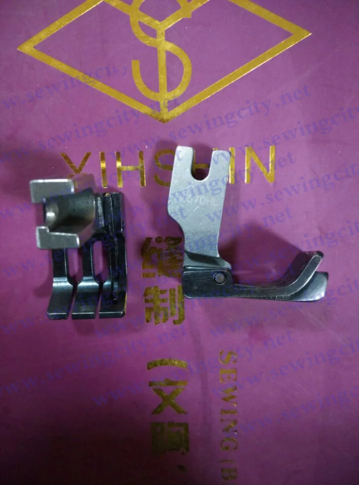 

2021 Direct Selling New Arrival Hf570h Hf570hl Presser Foot 380 Pairs Of Needles Left And Right Side Aside Pfaff Double Needle