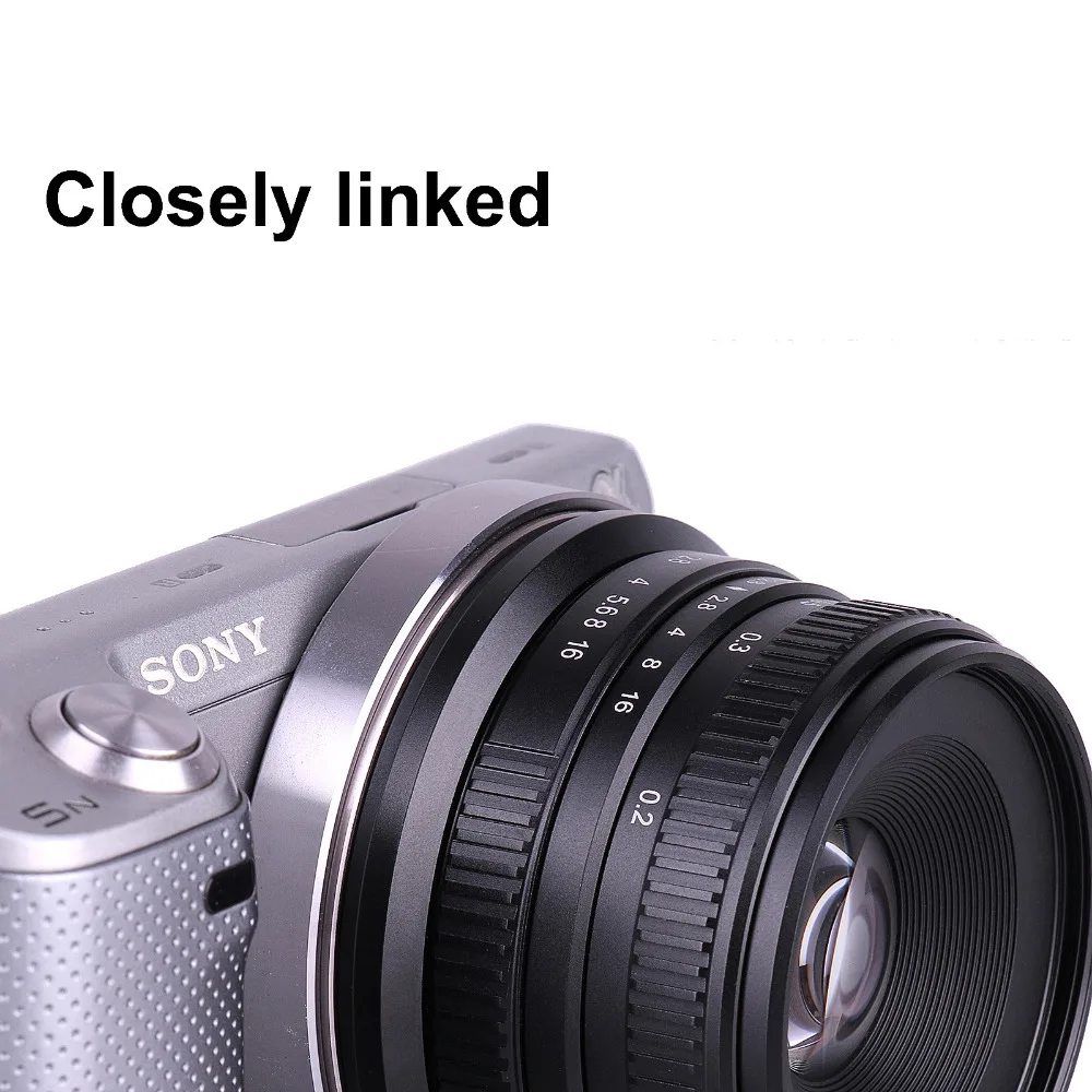 25 мм/F1.8 основной объектив для всех одиночных серий для E Mount/для камер Micro 4/3 A7 A7II A7R A7RII X-A1 X-A2 G1 G2 G3