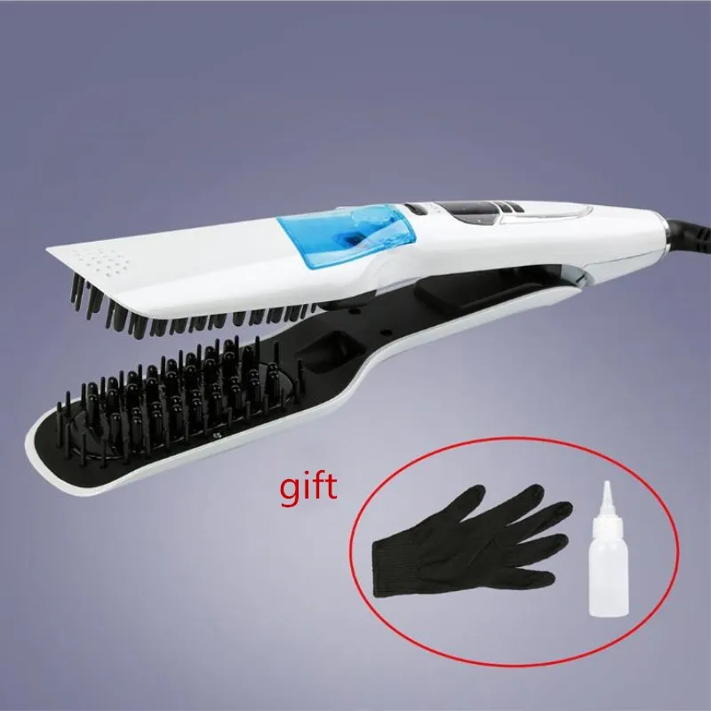 Паровой распылитель прямая электрическая расческа для волос паровой