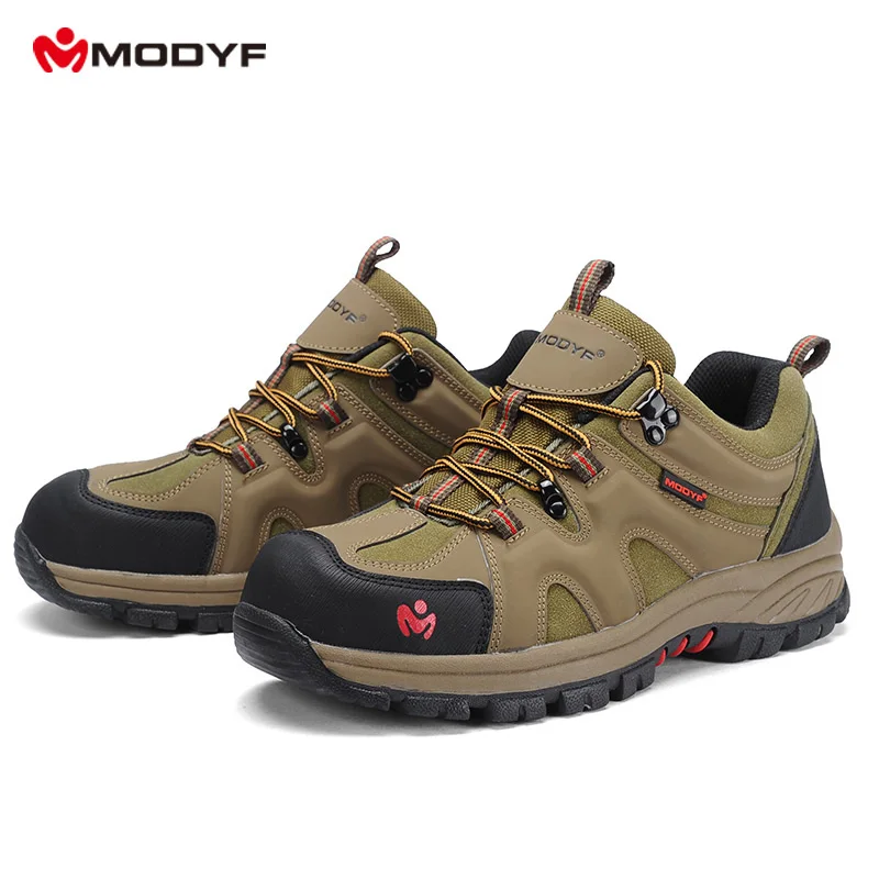 Бесплатная доставка Мужчины осень-зима Рабочая защитная обувь со стальным