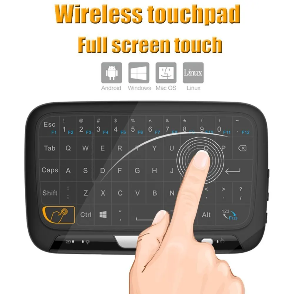H18 Fly Air Mouse Клавиатура 2 4 ГГц беспроводная клавиатура и сенсорная панель Combo для
