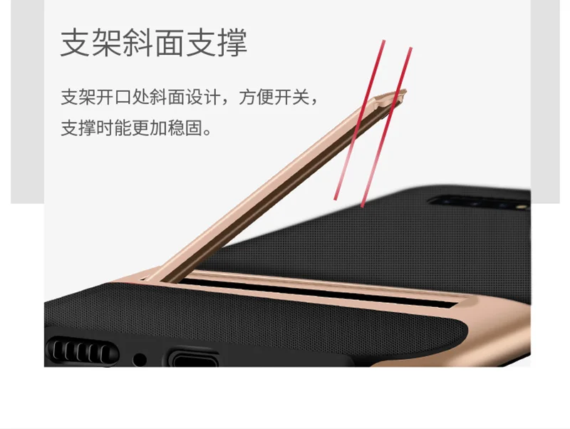 Для samsung Galaxy S10 S9 S8 Plus чехол противоударный ПК бампер силиконовый чехол для samsung Note 9 8 Note9 подставка Coque S9 Plus