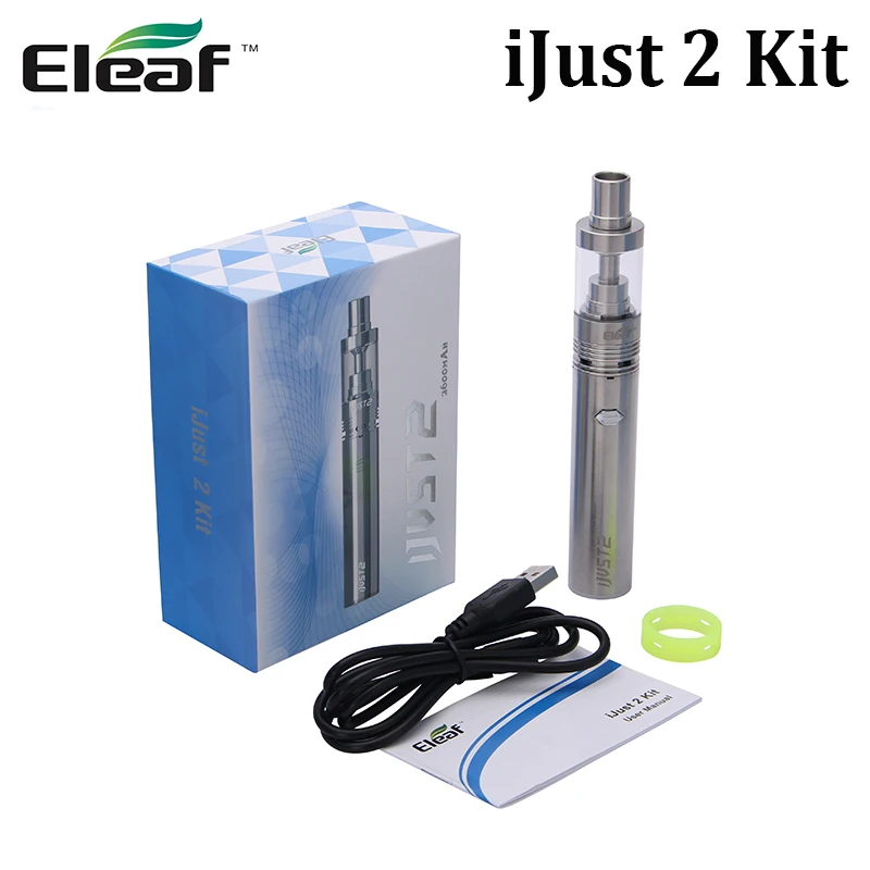 Оригинальный Eleaf iJust 2 комплект 2600 мАч батарея и 5 мл 0.3ohm бак атомайзер электронная