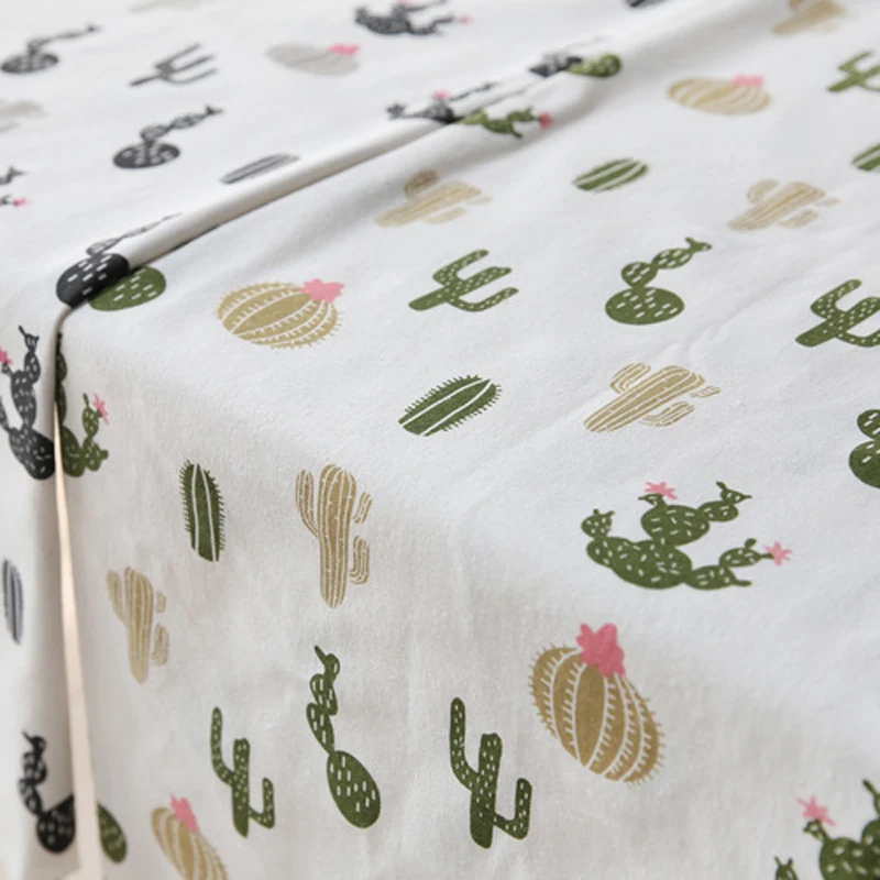 Хлопчатобумажная и льняная ткань с принтом растений хлопчатобумажная сделай сам