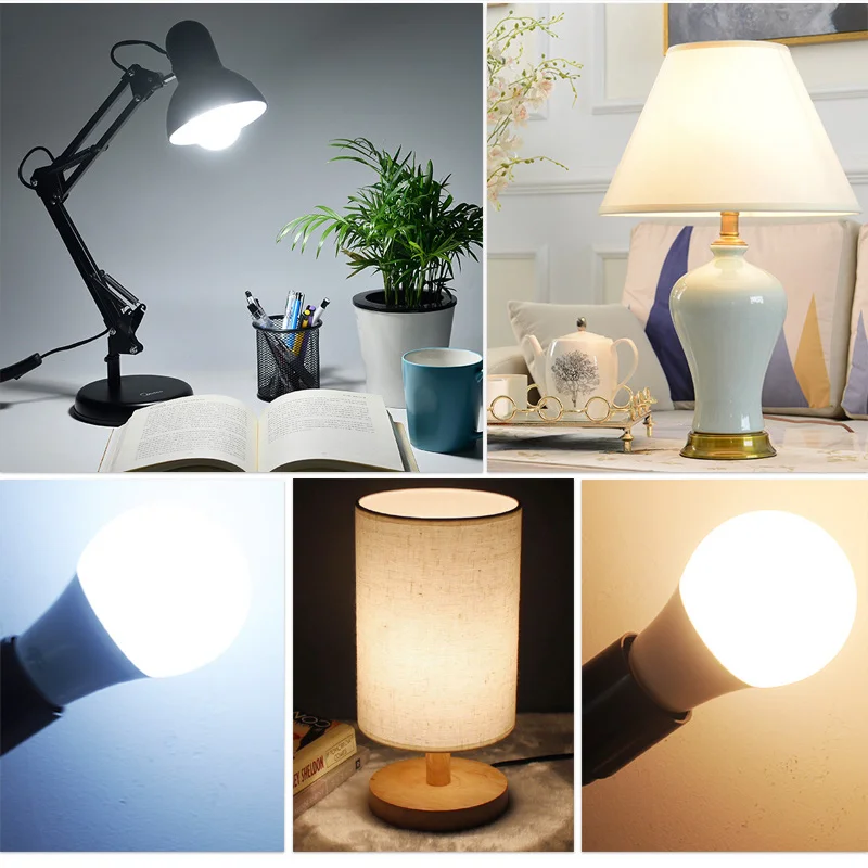GreenEye 4 шт. светодиодный светильник E14 E27 3 Вт 5 7 9 12 15 AC 220 В 240 в настоящий Lumiere Bombilla