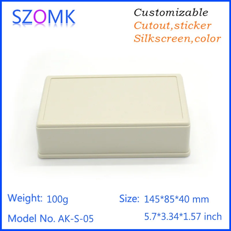 Пластиковый корпус szomk 145*85*40 мм 1 шт. лидер продаж высококачественный из АБС