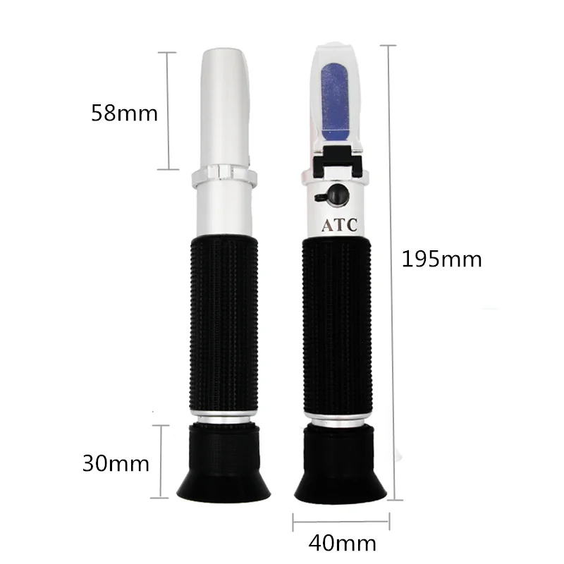 Handheld Salinity Refractometer 0-10% Aquarium Salt Water tester Hydrometer ATC with retail box 32% off | Инструменты