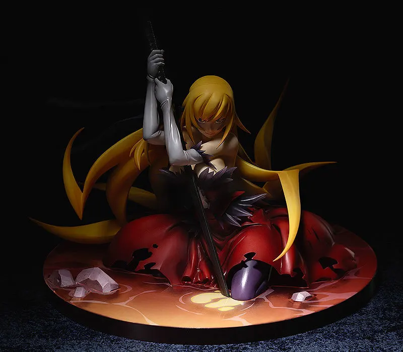 Фигурки героев Monogatari Nisemonogatari Oshino Shinobu из ПВХ коллекционные фигурки игрушки для