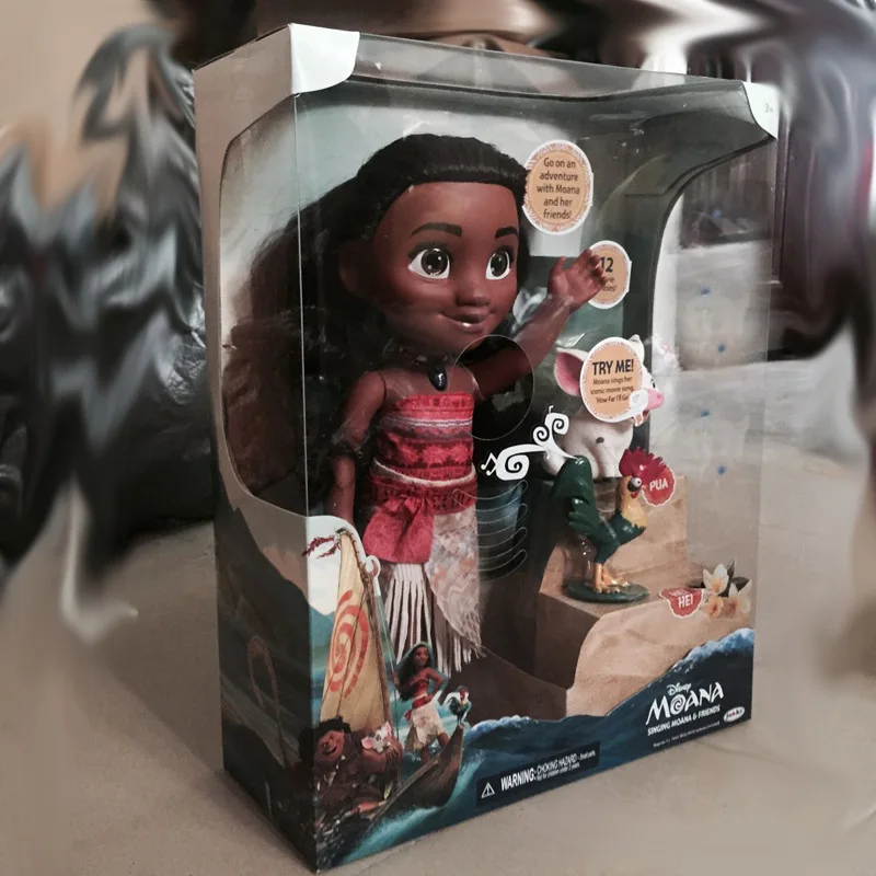 Игрушки Moana Talks Sping Songs как далеко я уйду люминесценция друзья PUA HEI Pig ПВХ Виниловая