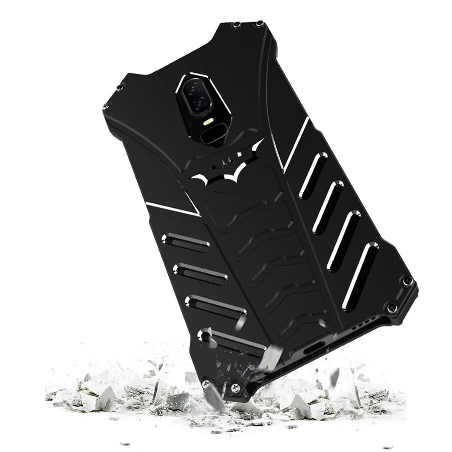 Чехол для Oneplus 6 Роскошный металлический алюминиевый чехол серии Бэтмен Doom One Plus