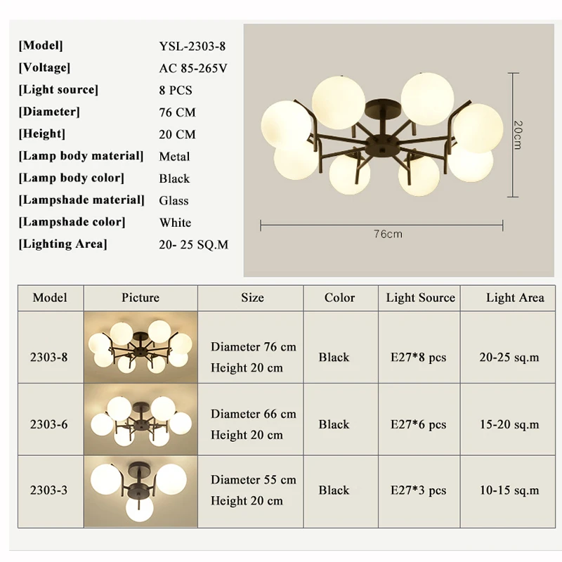 Американский кантри простой светодиодный полупотолочный потолочный светильник