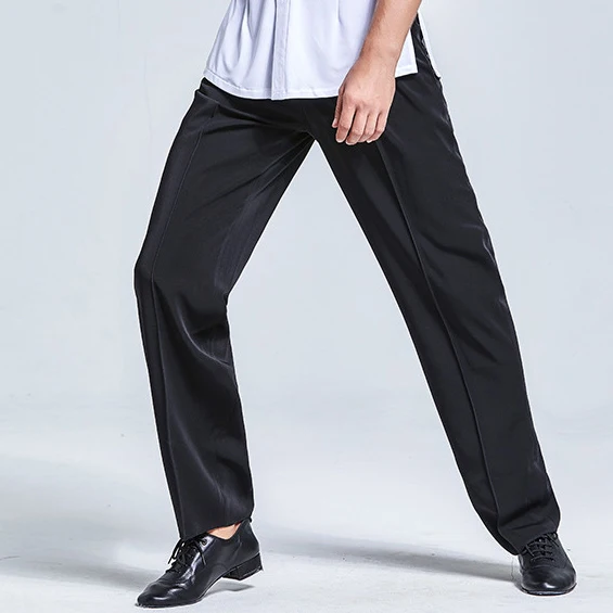 pants Для мужчин для бальных танцев, костюм для взрослых, латиноамериканских танцев, для танцев, тренировочная одежда для детей топы, или штаны, или набор для Для мужчин, бальное платье, для вальса танцевальные костюмы - Цвет: pants