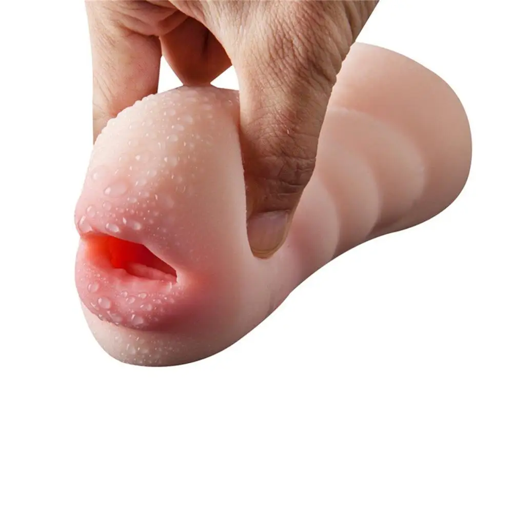 Мужской оральный секс игрушки мастурбация с реалистичными зубами и языком
