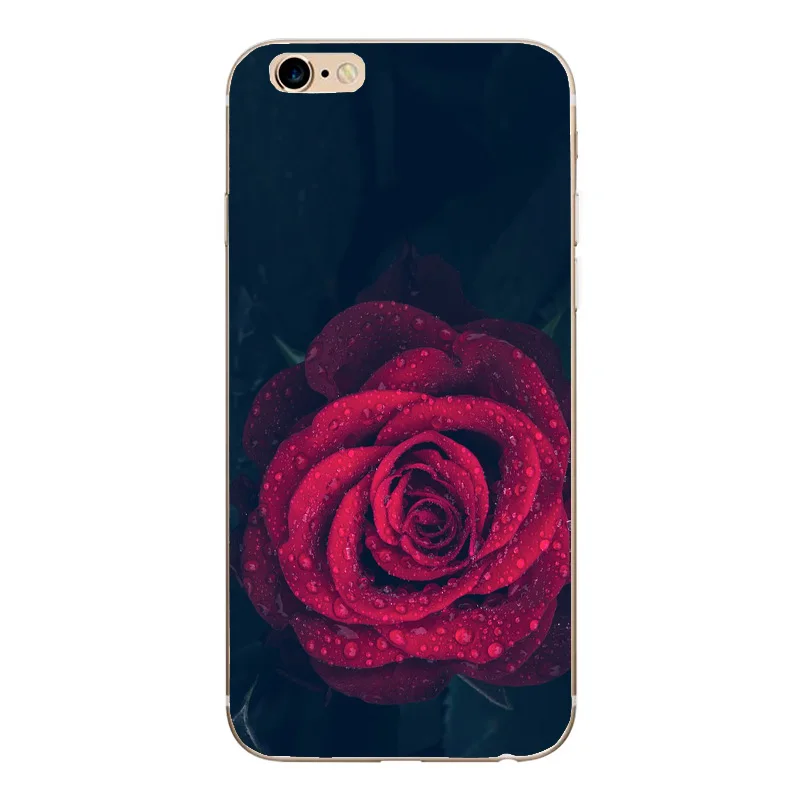 Модный мягкий чехол для телефона из ТПУ iphone 7 8 plus X Цветной специальный 5 5S SE 6 S