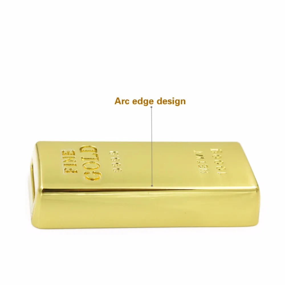 Usb флеш накопитель полная емкость водонепроницаемый Super Bullion 16 ГБ Золотой