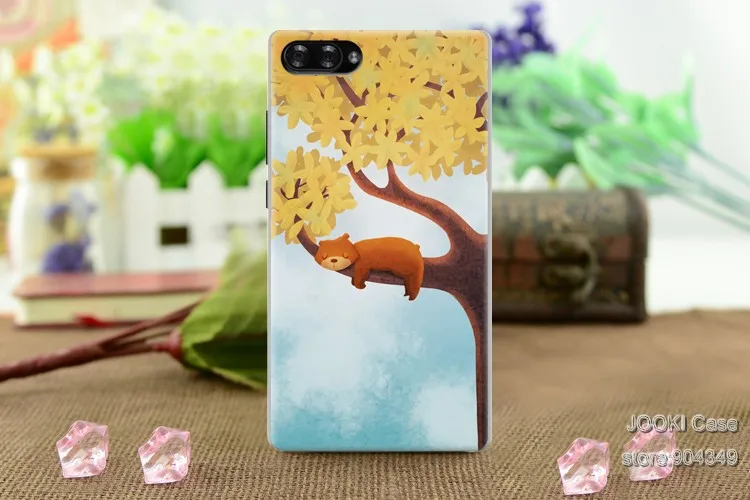 JOOKI чехол Bluboo S1 чехол пластиковый защитный чехол s для Fundas Bluboo S1 Чехлы Прозрачная Тонкая задняя крышка милый розовый узор