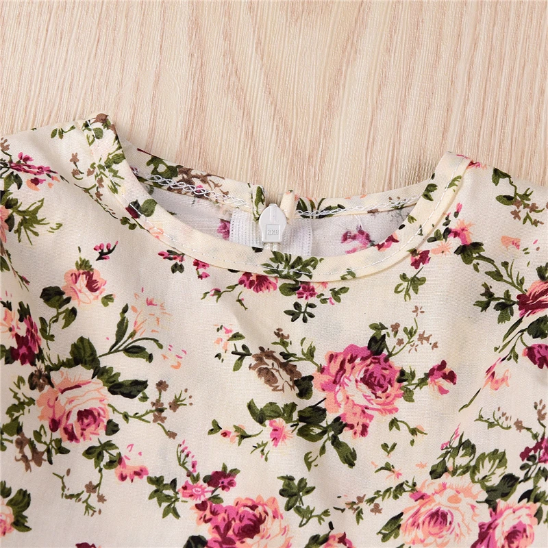 Модные детские Платья с цветочным рисунком для девочек свадебное платье Детская
