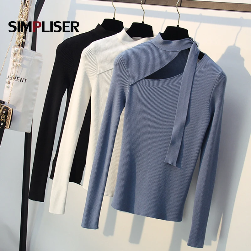 Выдалбливают свитеры для женщин пикантные женский с открытыми плечами пуловеры