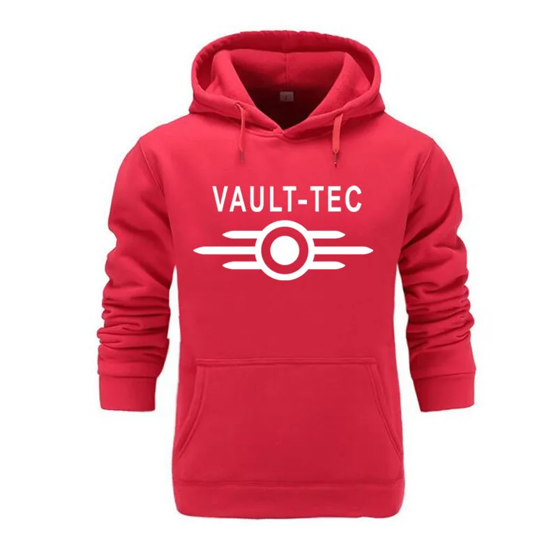 Толстовка мужская с капюшоном брендовая повседневная одежда логотипом Vault Tec для