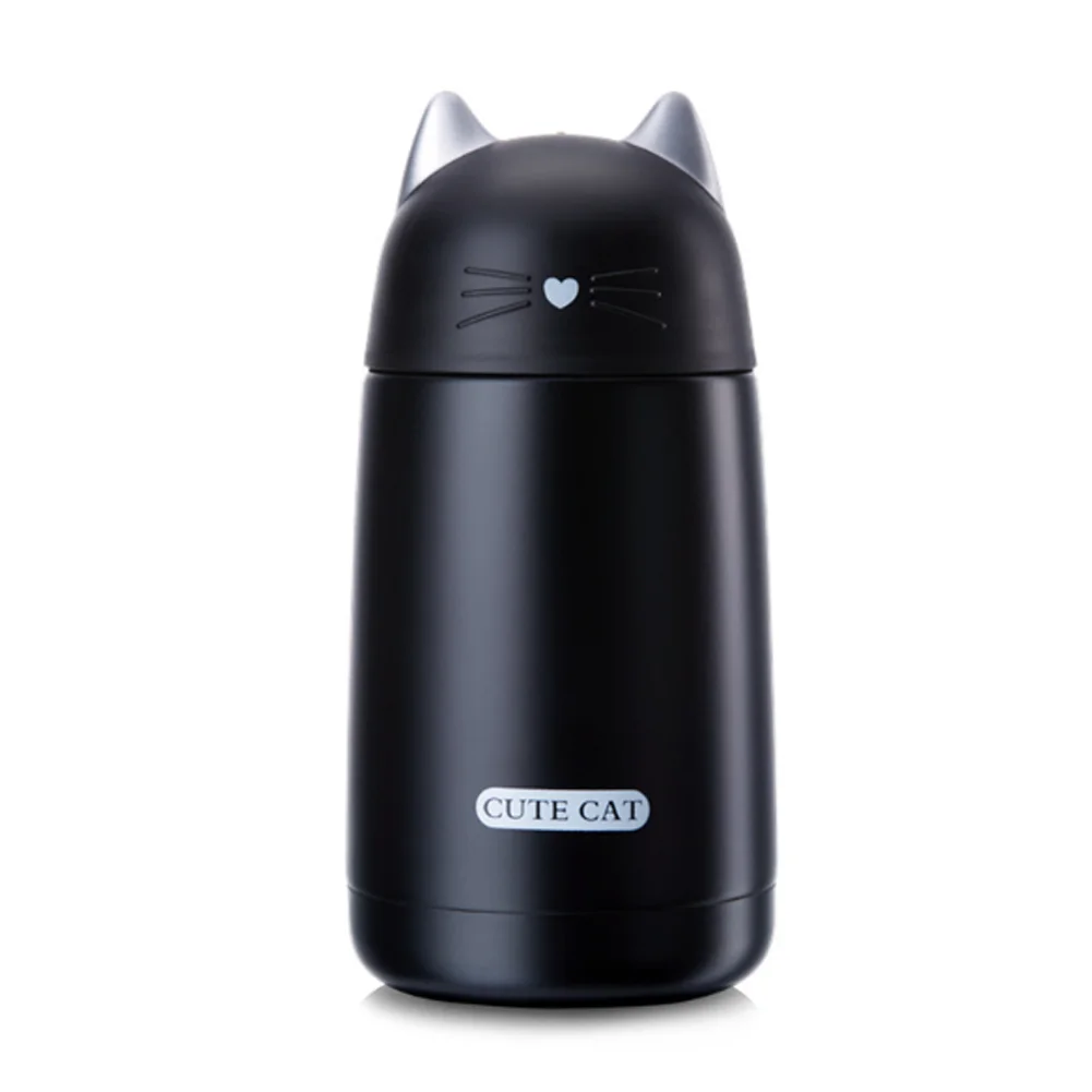 330 мл Термос чашка мультяшная кошка Термокружка посуда для напитков детская