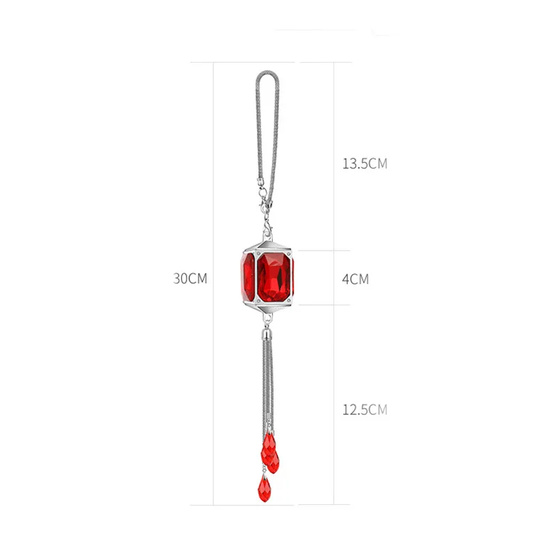 Biety Car high-end Gift Box Pendant Rearview Mirror Decoration Square Creative Crystal Hanging Accessories | Автомобили и