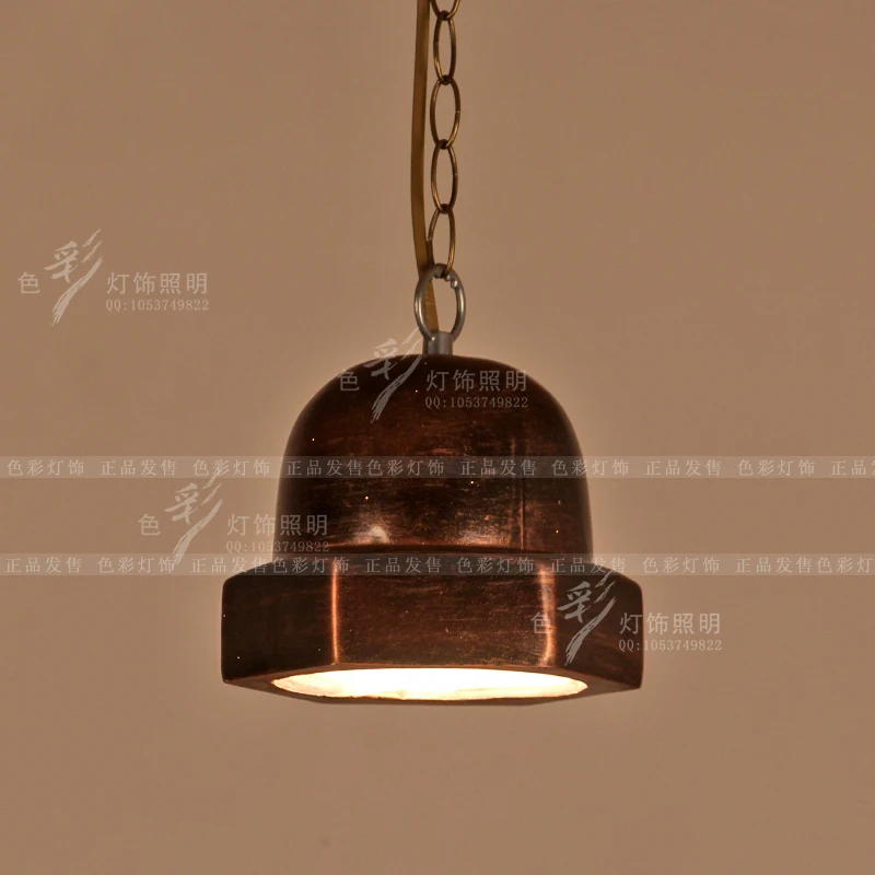 Loft RH Industrial Warehouse resin screw Pendant Lights American Country Vintage for Restaurant/Bedroom Home Decoration Black | Освещение