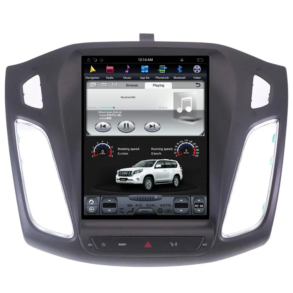 Автомобильный DVD плеер в стиле Тесла на Android 8 1 с большим экраном GPS навигацией для