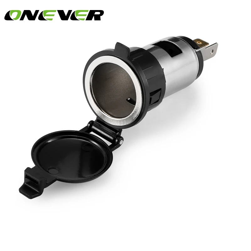 Onever 12V 120W Автомобильный мотоциклетный прикуриватель розетка адаптер
