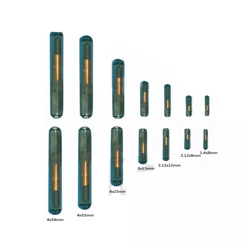 READELL 200 шт. 134 2 кГц rfid стеклянный колпачок 12*12 мм iso FDX B EM4305 ПЭТ Чип животных капсула