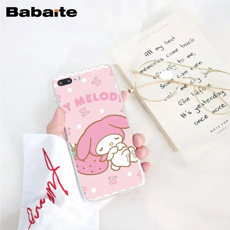 Babaite милый чехол для телефона My Melody Little с двумя звездами для iphone 11 Pro 11Pro Max 8 7 6 6S Plus X XS MAX 5 5S SE XR