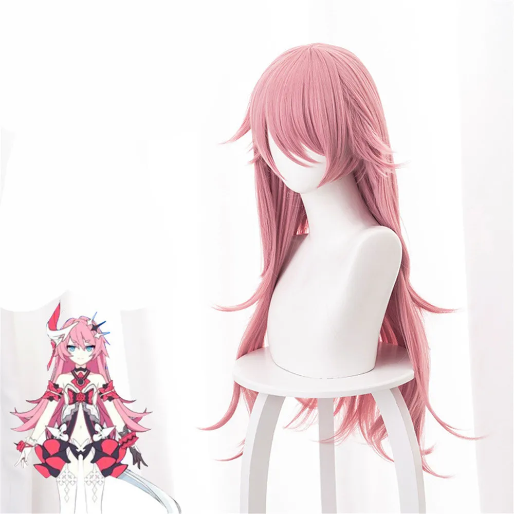 Игра Honkai Impact 3 Косплей Liliya Olenyeva розовый 75 см термостойкие синтетические длинные