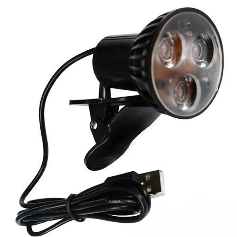 USB Light 3-светодиодный Clip-on настольная лампа для чтения USB лампа для ноутбука ПК компьютер