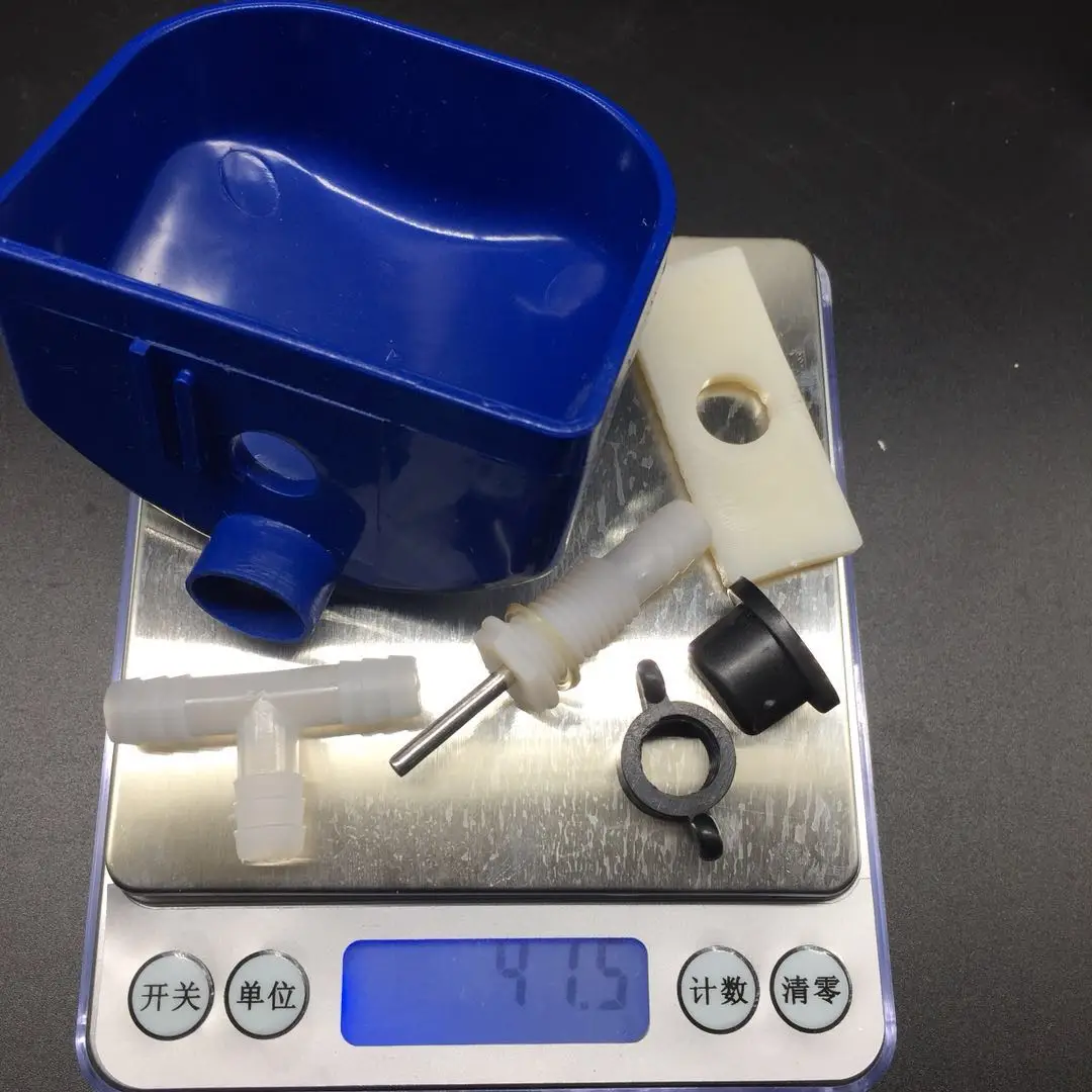 10PCS Rabbit Automatic Drinking Fountain Stainless Steel Bowl Plastic Increase Sewage Export (Split Tee) | Дом и сад