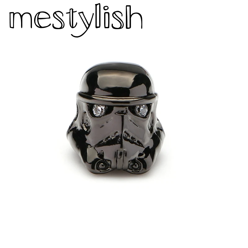 Новый дизайн Mestylish микро инкрустация циркон голова хеллбоя шарм бусины ювелирные