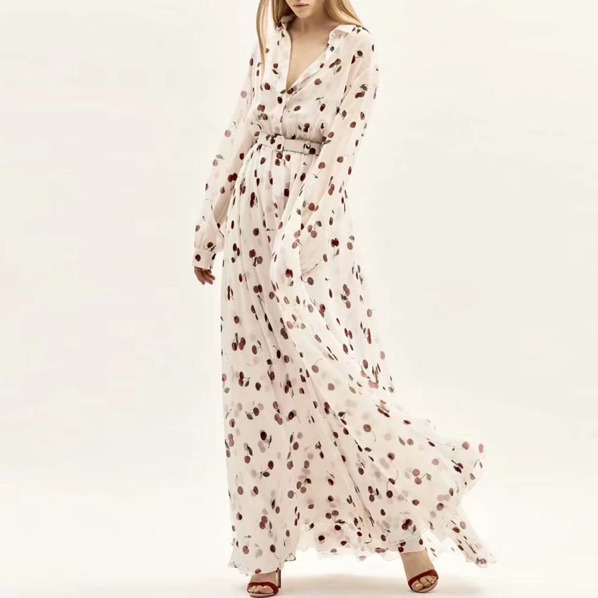 Высокое качество Новая мода 2020 летнее дизайнерское подиумное макси платье