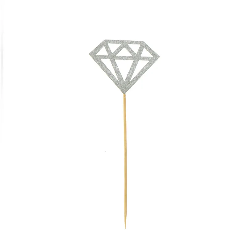 10 шт./лот Принцесса Корона one dimond Торт Топперы 1st День Рождения украшения Дети для маленьких мальчиков и девочек вечерние украшения кекс топперы - Цвет: 10pcs